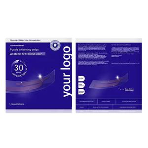 Tiras Blanqueadoras de Dientes, Blanqueamiento Instantáneo V34, Set Blanqueador Neutralizador Morado - Product Image 4