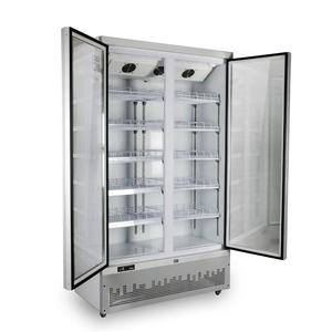 Système De Refroidissement Par Air De Refroidisseur D'affichage de Porte En Verre Congélateur <span class=keywords><strong>Showase</strong></span> Réfrigérateur Commercial de Boisson - Product Image 5