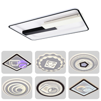 Plafonnier LED Chandler à montage en surface, design moderne, télécommande, certifié CE avec CCT/RGB