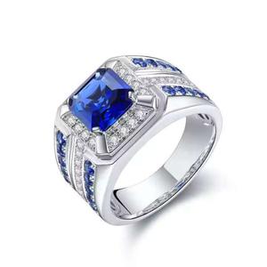Custom 925 Sterling Silver Moissanite <b>Diamond</b> <b>Ring</b> Lab Grown <b>Diamond</b> Statement Jewelry - Product Image 6
