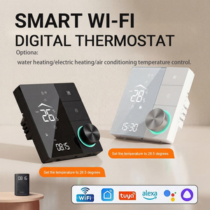 Glomarket <b>WiFi</b> Smart Home <b>Thermostat</b> Work with Tuya Smart Home Apps Remote Control Modern <b>Thermostats</b> with Child Safety Lock - Product Image 1