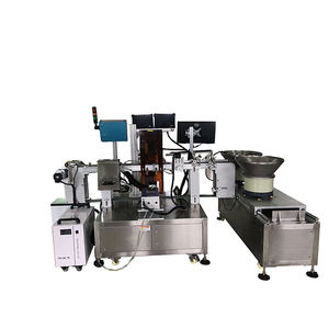 Macchina per Marcatura Laser ad Alta Velocità per Tappi di Fiale con Alimentatore Automatico e Ispezione Visiva al 100% per Codici QR di Tracciabilità - Product Image 2