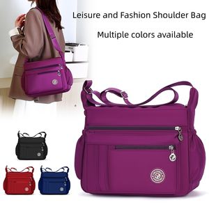 महिलाओं के आकस्मिक और फैशनेबल कंधे की थैली, बड़ी क्षमता, सरल ठोस रंग क्रॉसबॉडी बैग, जिपर ने महिलाओं का बैग बंद कर दिया - Product Image 2