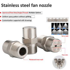 Nouvel équipement de nettoyage industriel haute pression avec buse à jet plat en acier inoxydable pour le nettoyage des surfaces - Product Image 4