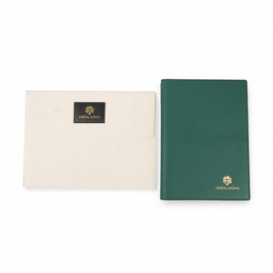 Cadeau d'entreprise, logo personnalisé, couverture de carnet A5 en cuir italien véritable avec carnet à spirales remplaçable, pochette en toile incluse - Product Image 4