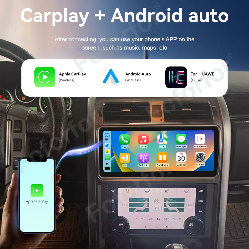 4G+64G 8 Core Android 13 Autoradio 2 Din con Apple Carplay Android Auto