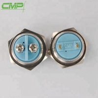 Interrupteur de démarrage du moteur à bouton haut de 16 mm en acier inoxydable CMP, étanche