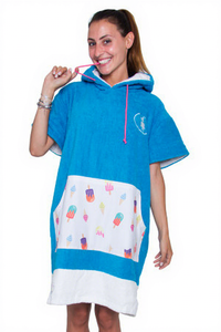 Poncho de Toalla con Capucha de Algodón y Bambú con Logotipo Personalizado, Material Orgánico Ecológico, Tejido de Color Sólido, Diseño Moderno, Textiles - Product Image 3