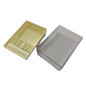 Dental Bur Box 168 Hole Plastic Sterilization <b>Case</b> With Drawer For Instrument Storage - Product Image 4