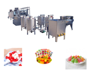 Macchina Automatica per Caramelle Gommose Turche a Forma di Orsetto in Acciaio Inox Capacità 150-600kg/h Nuova Linea di Produzione Gelatine - Product Image 2