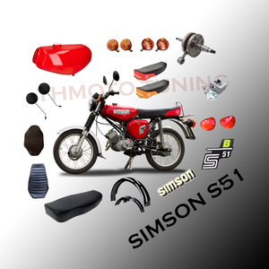 YHMOTO, otras piezas de motocicleta, accesorios para Simson S50 S51 S60 S70 S80 SR43 SR44 SR50 SR80 KR51 KR52 SD 50lt - Product Image 1