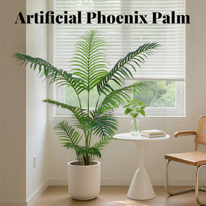 Precio de fábrica Artificial Bonsai Tree Phoenix Palm Plantas artificiales con macetas - Product Image 2