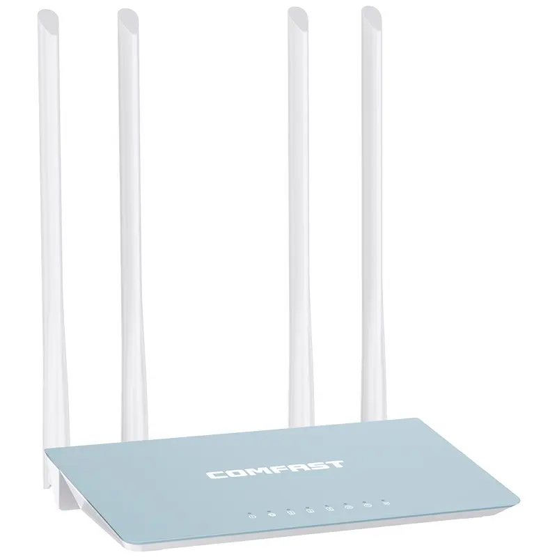 1200Mbps Wireless Wifi Router Light Blue 3 LAN /1 WAN Hotspot Router 2.4G 5G Dual Wan Wireless Router