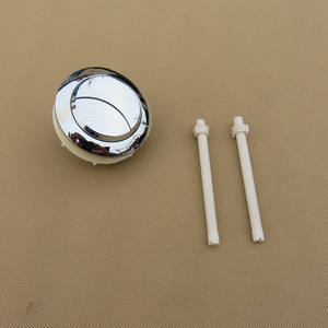 Bouton de chasse d'eau universel rond double type pour <span class=keywords><strong>WC</strong></span>, interrupteur de chasse d'eau <span class=keywords><strong>WC</strong></span>, ABS, ressort en acier inoxydable - Product Image 1