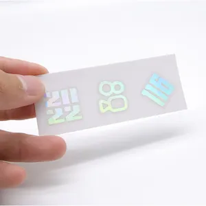 Etiqueta láser personalizada, etiqueta pequeña de metal, pegatina de transferencia UV