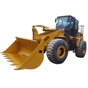 Chargeuse sur pneus Caterpillar 950H d'occasion, importée du Japon, faible nombre d'heures, peinture d'origine, pièces d'origine, bien entretenue, pour travaux de construction. - Product Image 1