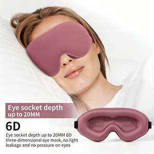 Antifaz 3D de <span class=keywords><strong>Espuma</strong></span> Viscoelástica con Cero Presión en los <span class=keywords><strong>Ojos</strong></span>, Antifaz de Viaje con Contorno, Antifaz de Contorno Profundo, Set de Regalo Promocional <span class=keywords><strong>para</strong></span> Viajes - Product Image 4