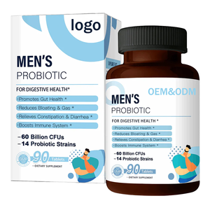 Fórmula Intestinal Probiótica Feminina OEM 60 Bilhões de UFC 14 Cepas em Pó/Tabletes/Cápsulas Certificada ISO Equilíbrio do PH - Product Image 1