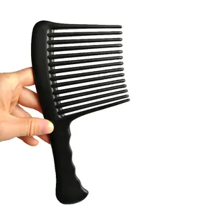 1PC breite Zähne Kamm für langes lockiges Haar Frauen Perücke entwirren Friseur Rechen Kamm geeignet Salon Home