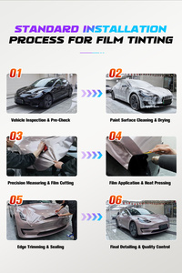 Película Adhesiva Negra Mate de PET para Techo, Precio de Fábrica - Product Image 6