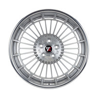 Jantes en alliage d'aluminium forgé multi-rayons VeroX LC3-06, 18-26 pouces, concaves profondes, style BBS / Mercedes