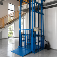 Nouvelle plateforme élévatrice hydraulique, monte-charge, rail de guidage, utilisation en atelier, entrepôt, gestion de la charge, grande capacité de charge, électronique
