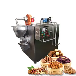 Máquina automática para asar semillas, anacardo, sésamo, soja, cebada, grano, nueces, tostador a la venta