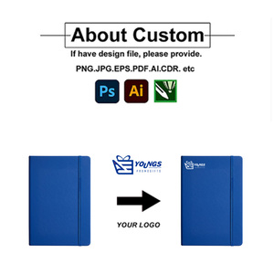 नोटबुक कस्टम प्रोमोशनल ए5 बिजनेस लाइनेड जर्नल्स नोटबुक पीयू लेदर हार्डकवर नोटबुक लोगो के साथ 192 पेज मोटी जर्नल - Product Image 3