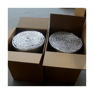 Manta térmica de fibra de cerámica con todos los lados recubierta de papel de aluminio