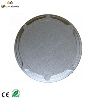 Borne routière solaire en aluminium intégré SRSA10, 4 côtés, LED clignotante, synchronisation GPS, marqueur de sécurité routière, étanche IP68