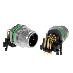 Conector impermeable IP67 M12, enchufe hembra en ángulo de 12 Pines, M12 enchufe hembra, conector de Cable eléctrico, enchufes o tipo DIN de alimentación - Product Image 6