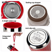 Bouteille isotherme en acier inoxydable 316 YATAI, bouteille d'eau isolée portable avec cordon pour les voyages, peinture haute brillance
