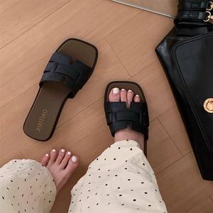 XIXITIAO 2025 Sandalias Económicas de Alta Moda para Verano para Chicas y Mujeres, Sandalias Planas de Lujo al por Mayor para Damas - Product Image 4