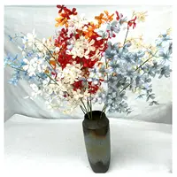 מפעל סיטונאי סחלבים פרחים מלאכותיים נדל מגע בית תפאורה מלאכותי פרחים תפאורות, מלאכותי משי פרחים בתפזורת