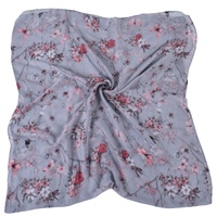 Écharpe longue en coton et lin à motif floral de fleurs de prunier de style coréen, séchage rapide, mode printemps-été, foulard pour femme, cache-cou, châle