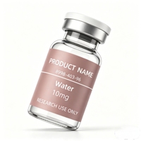 Étiquettes personnalisées en rouleau, résistantes à l'eau, en PP, pour flacons de peptides, petites autocollantes imprimées pour l'emballage de produits de soin à base de peptides.