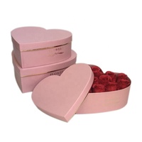 Chengruo ODM boîte-cadeau de fleur en forme de coeur personnalisée impression en relief emballage personnalisé pour fleurs et cadeaux
