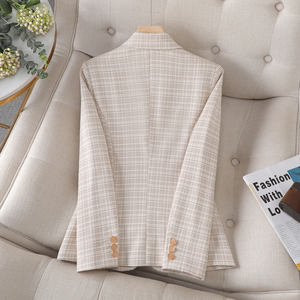 เบลเซอร์ของผู้หญิงเสื้อโค้ทเข้ารูปสไตล์คลาสสิก <span class=keywords><strong>OL</strong></span> เบลเซอร์ขนาดใหญ่พิเศษดีไซน์ยุโรป - Product Image 4