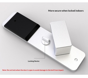 Serrure de contrôle d'accès intelligente pour chambre d'hôtel avec poignée pivotante, compatible OEM, anti-rouille, anti-vol, à carte RFID pour les clients d'hôtel - Product Image 3