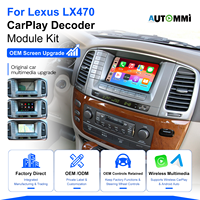 Module d'interface de mise à niveau des cartes pour Apple CarPlay et Android Auto sans fil pour écran de navigation OEM Lexus LX470 1999-2005