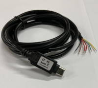 Câble Série USB Type C UART TTL FTDI FT232RL 3.3V 5V Personnalisable avec Charge Rapide 3A pour Raspberry Pi, Imprimantes et Ordinateurs