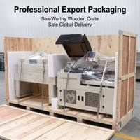 Machine d'emballage thermique industrielle automatique pour films POF, livres, articles de première nécessité, boîtes cadeaux, boîtes en mousse, barquettes à œufs
