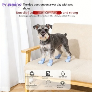 รองเท้าบูทกันฝนสำหรับสุนัข Pawmino สีฟ้า กันน้ำ กันลื่น รองเท้าสัตว์เลี้ยงสำหรับกิจกรรมกลางแจ้ง - Product Image 3