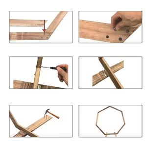 Arche <span class=keywords><strong>de</strong></span> <span class=keywords><strong>mariage</strong></span> en bois en forme <span class=keywords><strong>de</strong></span> heptagone pour la décoration <span class=keywords><strong>de</strong></span> jardin, <span class=keywords><strong>toile</strong></span> <span class=keywords><strong>de</strong></span> <span class=keywords><strong>fond</strong></span> pour fête <span class=keywords><strong>de</strong></span> <span class=keywords><strong>mariage</strong></span> <span class=keywords><strong>champêtre</strong></span> en extérieur - Product Image 6