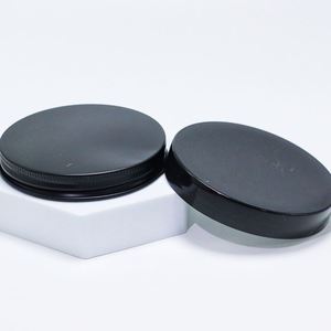 Meilleur prix pour des pots à bougies en verre ambré vides de 8 oz (250 ml) avec couvercles en métal pour un usage domestique et Noël, logo personnalisable - Product Image 2