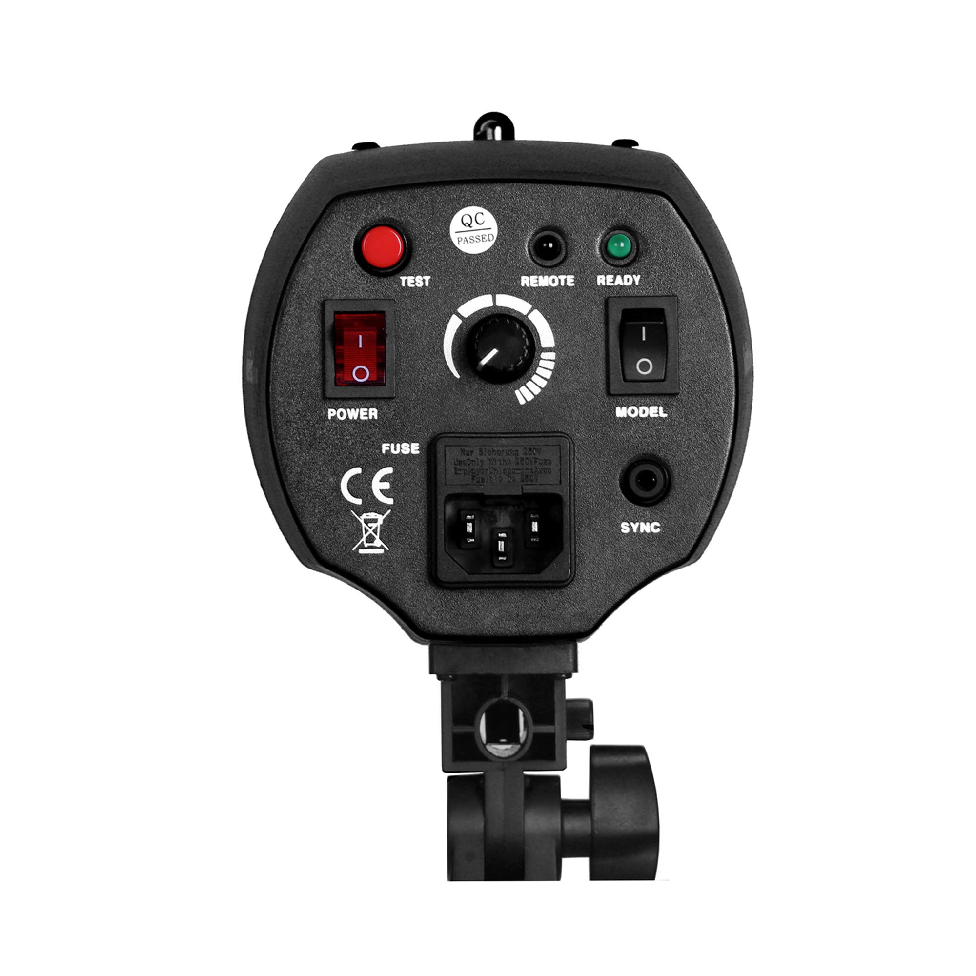 LimoStudio 160W Monolight Flash Strobe - Professional Studio Photography Lighting With Modeling Lamp