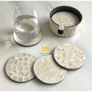 Sous-verres ronds en rotin écologiques modernes, fabrication vietnamienne, pour la table et la décoration intérieure, vente en gros - Product Image 2