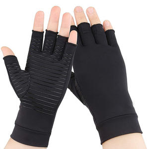 Guantes Deportivos de Medio Dedo, Guantes de Terapia para el Dolor, Soporte de Compresión de Cobre para la Muñeca, Guantes para la Artritis - Product Image 4