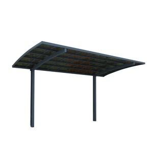 Abri de voiture à <span class=keywords><strong>2</strong></span> <span class=keywords><strong>poteaux</strong></span>, designs modernes, panneaux en <span class=keywords><strong>aluminium</strong></span>, abri de voiture en polycarbonate - Product Image 4