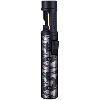 Briquet à Jet Direct Flamme Bleue au Butane – Design Unique et Créatif, Durable, Idéal pour l'Extérieur, Cadeau de Poche, Nouveauté Classique